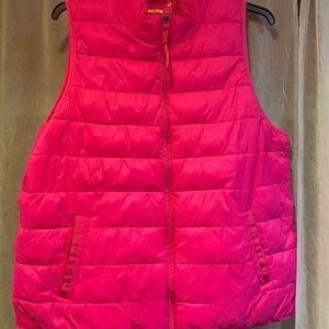 Hot pink vest